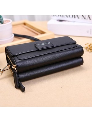 Three Beans 18CM Trend Marka Pu Deri Tasarımcı Omuz Crossbody Çantaları Kadınlar Için Yeni Katı Kadın Messenger Küçük Çanta Lady Cüzdan Çanta | Üst Sap. (Yurt Dışından)