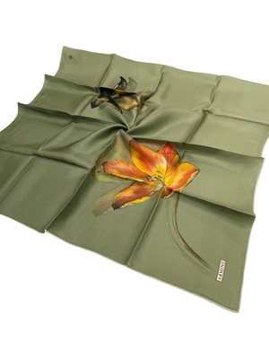 Armine Nostalji Serisi Twill Ipek Eşarp 8737D-37