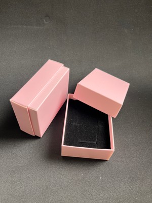 Örün Matbaa Pembe Yapılı Takı Kutusu 3x 6 x 8 cm Kolye, Bileklik, Mini Set Kutusu 24 Adet