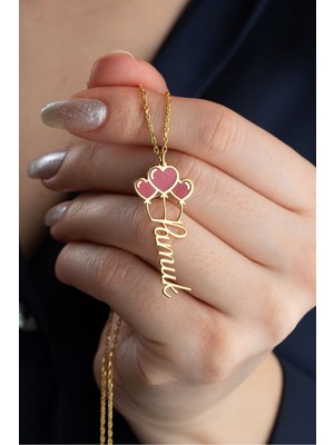 Silvano Jewelry 925 Ayar Gümüş Isimli Balon Kolye