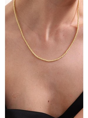 Silvano Jewelry 925 Ayar Gold Dorika Toplu Gümüş Kolye