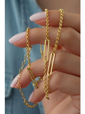 Silvano Jewelry 925 Ayar Gümüş Taç Zincir Kolye