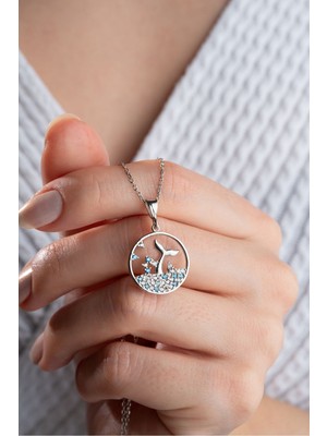 Silvano Jewelry 925 Ayar Gümüş Balık Kolye