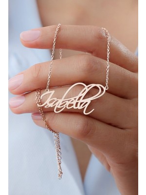 Silvano Jewelry 925 Ayar Gümüş Isimli Kolye