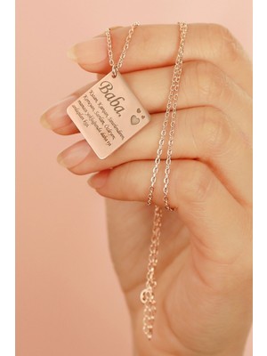 Silvano Jewelry 925 Ayar Gümüş Baba Kolye