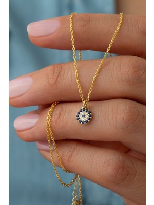 Silvano Jewelry 925 Ayar Gümüş Nazar Kolye