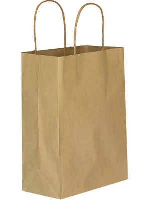 Ofis Turka Kraft Kağıt Hediye ve Alışveriş Çantası (18X8X24)  50 Adet