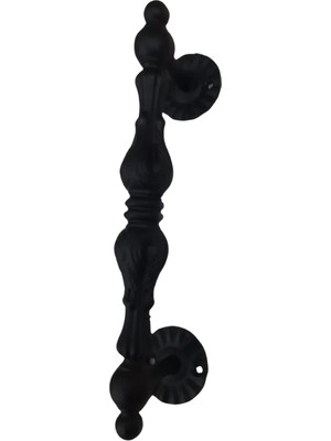 AS Design Demir Döküm Ferforje Kapı Kolu(Siyah Boyalı)
