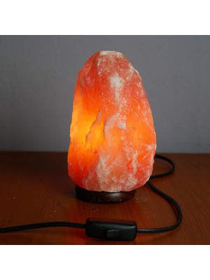 Enerji Taşım Himalaya Tuz Lambası 3-4 Kg, Doğal Kaya Tuzu Lambası Himalayan Salt Lamp