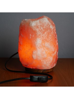 Enerji Taşım Himalaya Tuz Lambası 3-4 Kg, Doğal Kaya Tuzu Lambası Himalayan Salt Lamp