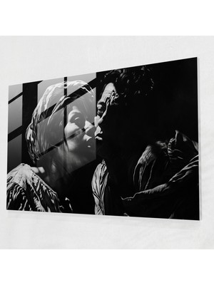 Painted Anarchy Caravaggio Stili Cam Baskı - Caravaggio, Cam Sanatı, Caravaggio Stili, Duvar Dekorasyonu, 45X30