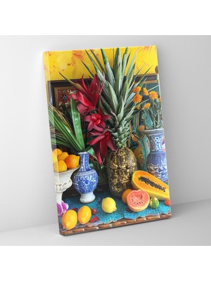 Painted Anarchy Frida Kahlo Style Canvas Print - Frida Kahlo, Canvas Wall Art, Wall Decoration, Frida Kahlo Style, 30X50