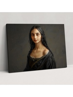 Painted Anarchy Mona Lisa Leonardo Da Vinci Canvas Print - Leonardo Da Vinci, Wall Art, Home Decoration, Canvas Print, 50X30