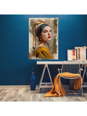 Painted Anarchy Johannes Vermeer Canvas Print - Johannes Vermeer, Wall Art, Johannes Vermeer, Canvas, 30X50