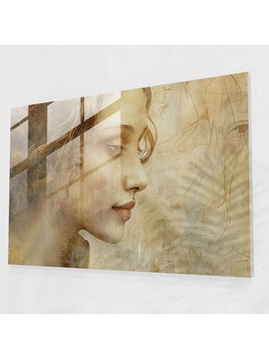 Painted Anarchy Leonardo Da Vinci Home Decoration: Portraits Of Women - Leonardo Da Vinci, Home Decoration, Leonardo Da Vinci, Ethereal Beauty, 45X30