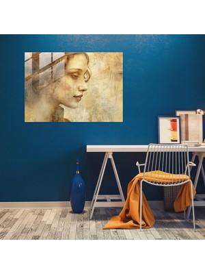 Painted Anarchy Leonardo Da Vinci Home Decoration: Portraits Of Women - Leonardo Da Vinci, Home Decoration, Leonardo Da Vinci, Ethereal Beauty, 45X30