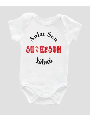 Outdoor One Organik  Pamuk Anlat Sen Seversun Yalani  Bebek Body ZBN083