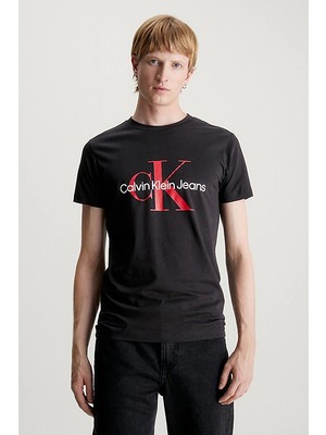 Calvin Klein Erkek Core Monologo Slim T-Shirt