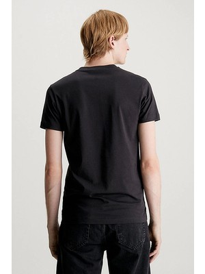 Calvin Klein Erkek Core Monologo Slim T-Shirt