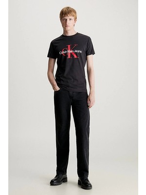 Calvin Klein Erkek Core Monologo Slim T-Shirt