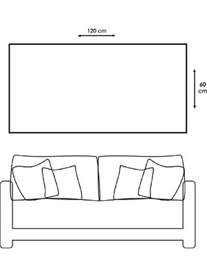 Zevahir Mobilya Dekorasyon Minimal Ddijitalar Tablosu Ahşap Şase Dijital Baskı Kanvas Tablo 120x60cm