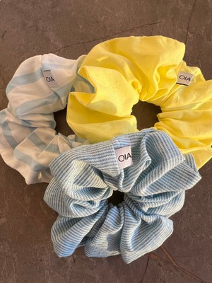 Oıa Atelier Pamuk Scrunchie Toka Lastik Toka