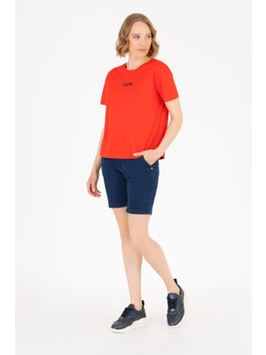 U.S. Polo Assn. Kadın Mavi Şort (Jean) 50266084-DN0022