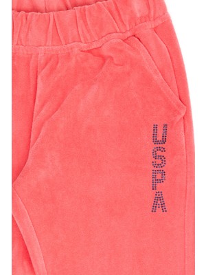 U.S. Polo Assn. Kız Çocuk Pembe Eşofman Altı 50272437-VR041