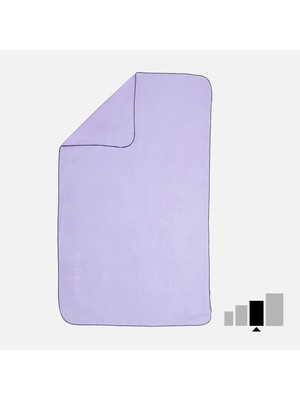 Mikrofiber Havlu - L Boy - Lila - 80 × 130 cm