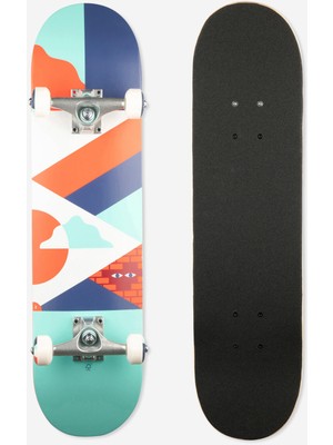 Çocuk Kaykay - 8 / 12 Yaş - 7,6" - Geometric - CP100 Mıd