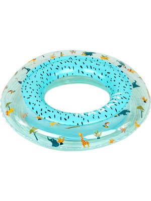 Şişirilebilir Şeffaf Yüzme Simidi - 51 cm - Baskılı - Savane