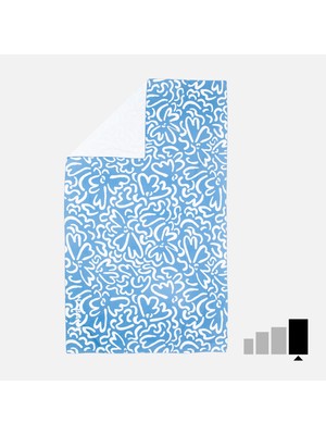 Mikrofiber Havlu - Xl - Baskılı - 110 x 175 cm