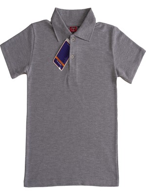 Angelos Girls Kız Çocuk Okul Tarz  Pamuk T-Shirt - 5-17 Yaş AG001