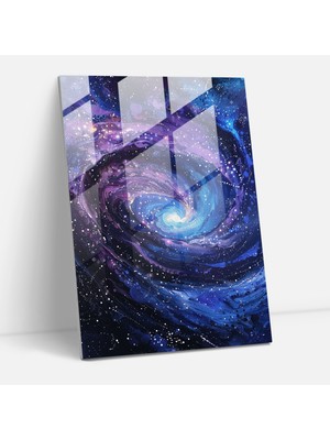 Painted Anarchy Ashvin Harrison Ev Dekorasyonu - Mistik Gece Gökyüzü -  Cam Baskı, 30X45