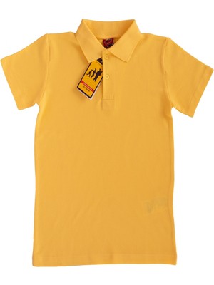 Angelos Girls Kız Çocuk Okul Tarz  Pamuk T-Shirt - 5-17 Yaş AG001