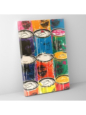 Painted Anarchy Andy Warhol Çorba Kutuları Kanvas Tablo  Kanvas Tablo, Kanvas Tablo, 30X50