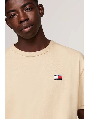 Tommy Hilfiger Erkek Rozetli T-Shirt