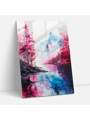 Painted Anarchy Ashvin Harrison Cam Duvar Sanatı: Suluboya Manzara Cam Baskı -   Suluboya Manzara, 30X45