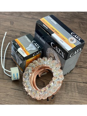 Cata Papatya Cam Spot Kasa CT-6596 ( Takım Halinde ) Gün Işığı