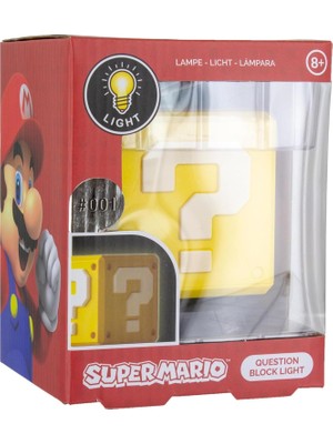 Paladone Super Mario Icon Lamba Işık Light Icon Question Block Soru Işareti