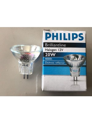 Philips 5 Adet 12V 20W Mr 11 Halojen Çanak Çap:35 mm