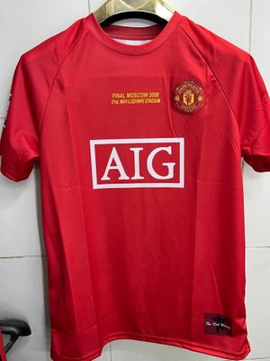 Cheecky Chic Manchester United 2008 Sezonu Cristiano Ronaldo Kısa Kol Nostalji Forması Zyn