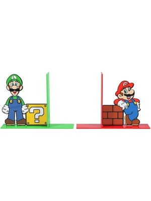 Paladone Super Mario Luigi Bookends ( Mario Luigi Motifli Kitaplık )