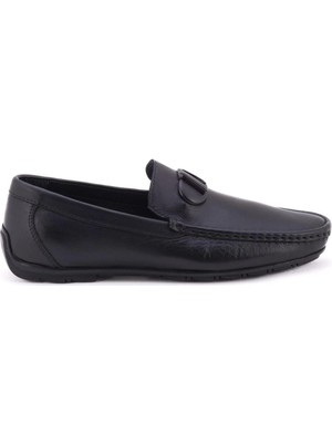 Bags Shoes Marcomen 19439 Erkek  Deri Tokalı Premium Loafer Günlük Ayakkabı