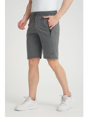 RDR-X Erkek Antrasit Penye Kumaş Bermuda Şort
