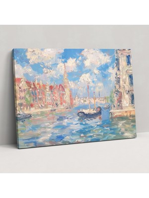 Painted Anarchy Claude Monet Şehir Manzarası Kanvas Tablo - Claude Monet, Kanvas Tablo, Ev Dekorasyonu, Kanvas Tablo, 50X30