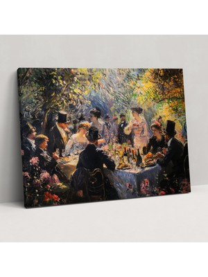 Painted Anarchy Bahçe Partisi Claude Monet Duvar Tablosu - Claude Monet, Ev Dekorasyonu, Kanvas Tablo, Kanvas Tablo, 50X30