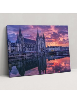 Painted Anarchy Rouen Katedrali Kanvas Tablo - Claude Monet, Kanvas Tablo, Duvar Dekorasyonu, Claude Monet, 50X30