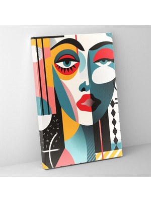 Painted Anarchy Kaprisli Dadaizm Kanvas Tablo - Dadaizm, Kanvas Tablo, Dadaizm, Kanvas Tablo, 30X50