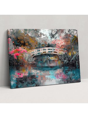 Painted Anarchy Claude Monet Sakin Gölet Kanvas Tablo - Claude Monet, Ev Dekorasyonu, Kanvas Tablo, Duvar Sanatı, 50X30